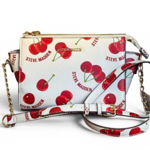 Steve Madden crossbody BLANCO CON CEREZA