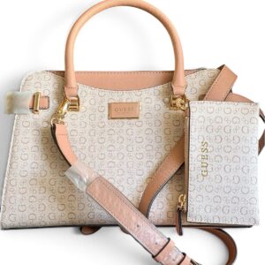 Guess Satchel ROSADO CON MONEDERO