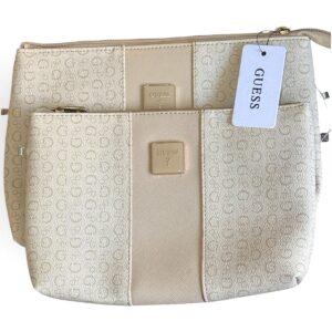 GUESS COSMETIQUERA SET DOS PIEZAS BEIGE